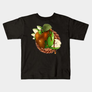 Granny Smith Caramel Apple Pie Kids T-Shirt